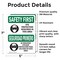 Signmission 7 in Height, 5 in Width, Vinyl Decal, Rectangle, Bilingual OS-2PACK-SF-D-57-L-10786 - alternate 6
